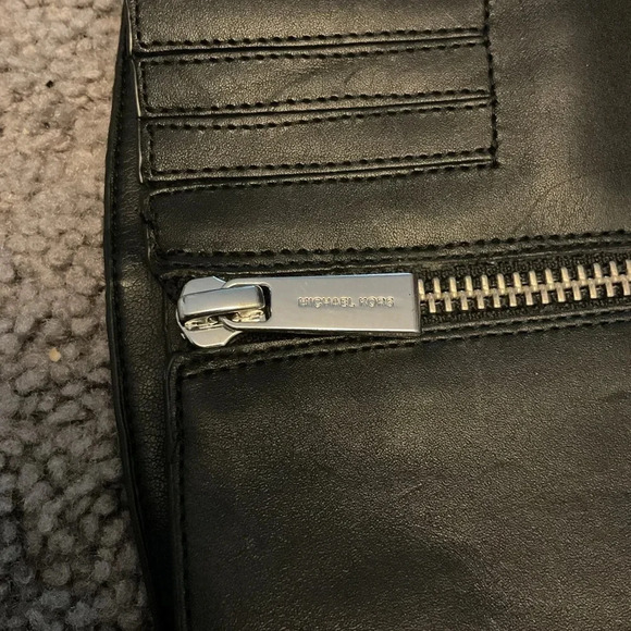 Michael Kors Women's Black Leather Tall Riding Equestrian Boots Shoes Y2K sz 7.5 - Picture 6 of 6